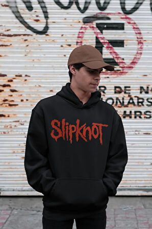 Slipknot Baskılı Unisex Oversize Müzik Grubu Hoodie