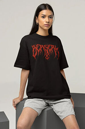 Anime Berserk Dizi Baskılı Unisex Oversize Tişört