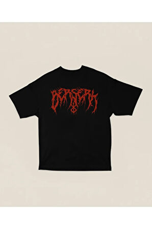 Anime Berserk Dizi Baskılı Unisex Oversize Tişört