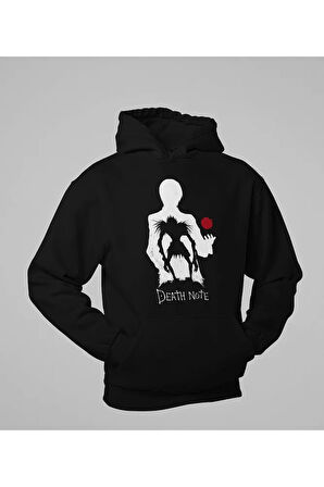 Death Note Baskılı Unisex Oversize Anime Hoodie