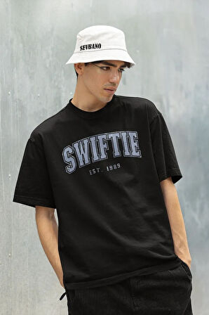 Swiftie Est.1989 Yazılı Unisex Oversize Taylor Swift Tişört