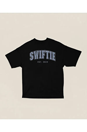 Swiftie Est.1989 Yazılı Unisex Oversize Taylor Swift Tişört