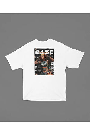 Razee Duelist Baskılı Unisex Oversize Valoorant Tişört