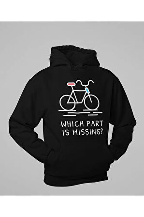 Which Part Is Missing ? Yazılı Unisex Oversize Hoodie