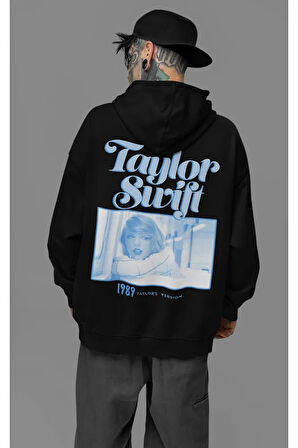 Taylor Swift Baskılı Unisex Oversize Şarkıcı Hoodie