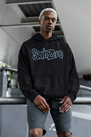 Subzero Baskılı Unisex Oversize Anime Karakter Hoodie