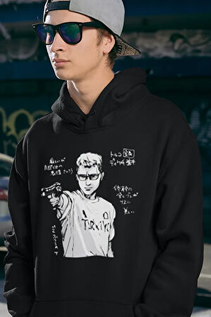 Yusuf Dikeç Baskılı Unisex Oversize Hoodie