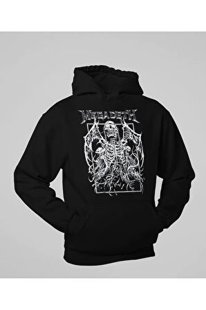 Megadeth Baskılı Unisex Oversize Rock Metal Hoodie