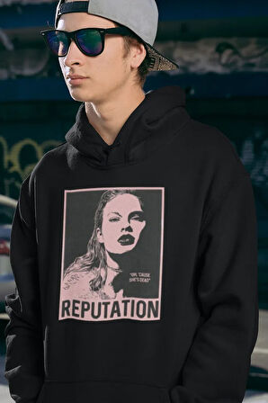 Oh Cause She Is Dead Yazılı Unisex Oversize Taylor Swift Hoodie