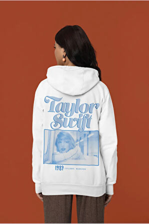 Taylor Swift Baskılı Unisex Oversize Şarkıcı Hoodie