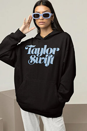 Taylor Swift Baskılı Unisex Oversize Şarkıcı Hoodie