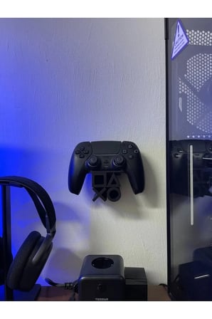 Özel Tasarım Duvara Monte veya  masaüstü PS5 Stand, Playstation5 Kol Tutucu Joystick, PS5 Kol Standı
