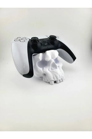 Kafatası Özel Tasarım Playstation5 Kol Tutucu Stand, PS5 Kol Standı, Joystick Standı, PS5 Kol Standı