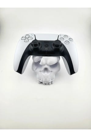 Kafatası Özel Tasarım Playstation5 Kol Tutucu Stand, PS5 Kol Standı, Joystick Standı, PS5 Kol Standı