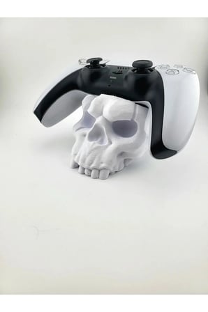 Kafatası Özel Tasarım Playstation5 Kol Tutucu Stand, PS5 Kol Standı, Joystick Standı, PS5 Kol Standı