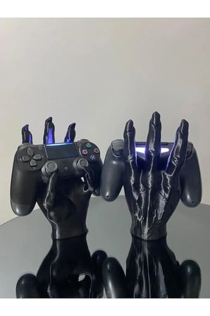 Dekoratif Kol Tutucu, Canavar El Joystick Kumanda Standı, DLC3DDESIGN Xbox / PS4 / PS5 Uyumlu