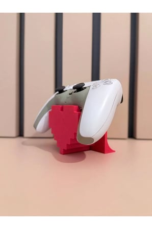 PS5 Kol Tutucu Aparat, Retro Kalp PS5 Konsol Aparatı, PS5 Joystick Standı Dualshock 5 stand