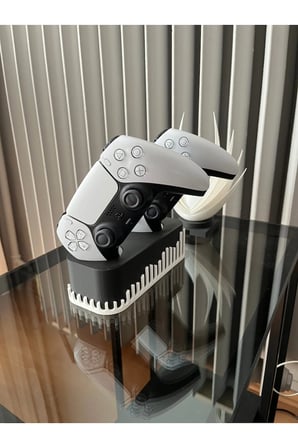 PS5 2'li Kol Tutucu Aparat, Çift Renk PS5 Konsol Aparatı, PS5 Joystick Standı Dualshock 5 stand