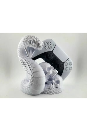 Yılan ve Kafatası Model PS5 Dualsense Kol Standı Joystick Minimalist Kol Tutucu Playstation 5