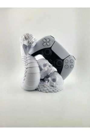 Yılan ve Kafatası Model PS5 Dualsense Kol Standı Joystick Minimalist Kol Tutucu Playstation 5