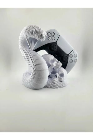 Yılan ve Kafatası Model PS5 Dualsense Kol Standı Joystick Minimalist Kol Tutucu Playstation 5