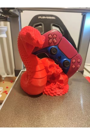 Yılan ve Kafatası Model PS5 Dualsense Kol Standı Joystick Minimalist Kol Tutucu Playstation 5