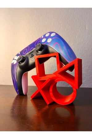 Özel Tasarım Ps5 Kol Tutucu Stand, Playstation Sembollü Joystick Standı, Dualsense Standı