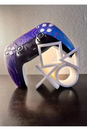 Özel Tasarım Ps5 Kol Tutucu Stand, Playstation Sembollü Joystick Standı, Dualsense Standı