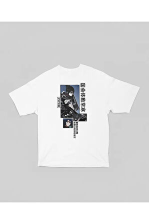 Mikasa Ackerman Baskılı Unisex Oversize Anime Karakter Tişört