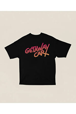 Getaway Car Taylor Swift Baskılı Unisex Oversize Şarkıcı Tişört