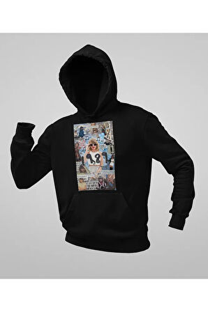 Tasarım 1989 Taylor Swift Baskılı Unisex Oversize Şarkıcı Hoodie