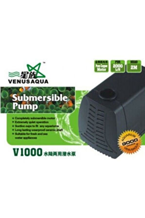 Venus Aqua V-1000 Akvaryum Sump Kafa Motoru 2000 Lt / H 40w