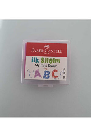 Faber-Castell Ilk Silgim Plastik Kutulu Renkli Hamur Silgi Pembe (3 Adet)