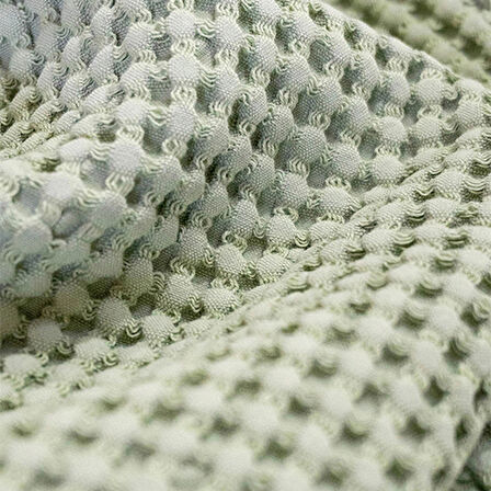 Waffle Müslin Fırfır Detaylı Çocuk & Bebek Örtü | Battaniye | Pike |90X100 %100 Pamuk Çok Amaçlı