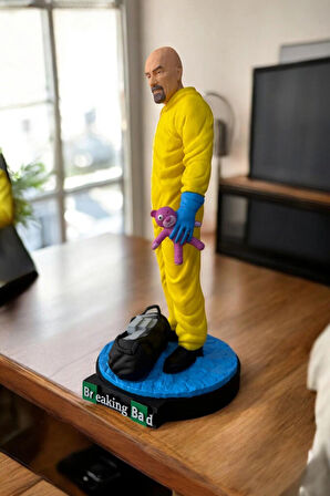 Walter White 3D SLA Baskı Koleksiyonluk Figür – El Boyamalı, Özel Tasarım