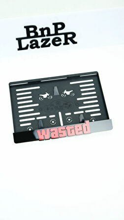 WASTED Pleksi Motor Plakalık