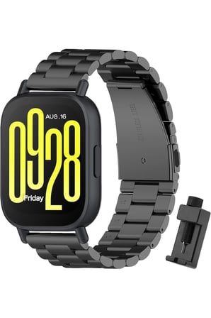 Redmi Watch 5 Active / Redmi Watch 5 Lite Uyumlu 22mm Metal Paslanmaz Çelik Kordon