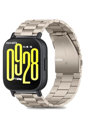 Redmi Watch 5 Active / Redmi Watch 5 Lite Uyumlu 22mm Metal Paslanmaz Çelik Kordon