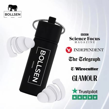 Bollsen Watersafe+Yetişkinler Için Yüzme Kulak Tıkaçları – Duş,banyo, Yüzme ve Su Sporları Için Yeniden Kullanılabilir Silikon Kulak Tıkaçları – 24 Db Gürültü Azaltma ile Su Engelleyici Kulak Koruması