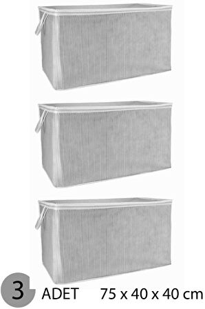 YASTIK HURCU MAXİ HURÇ 75x40x40 cm GRİ - 3 ADET