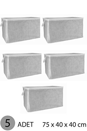 YASTIK HURCU MAXİ HURÇ 75x40x40 cm GRİ - 5 ADET