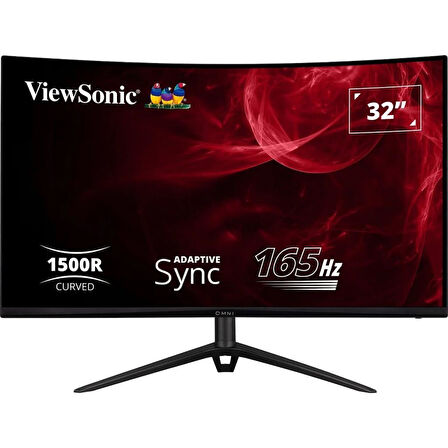 ViewSonic VX3218-PC-MHDJ 31.5" 1ms Full HD Curved Oyuncu Monitörü