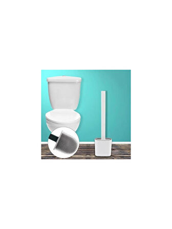 Silikon Klozet Fırçası Banyo Tuvalet Wc Küvet Temizleme Fırçası