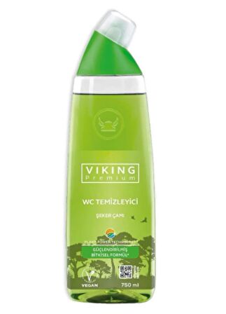 Premıum Wc Temizleyici Şeker Çamı 750 ml ve Doğal Kıllı Temizlik Fırçası 2'li Set