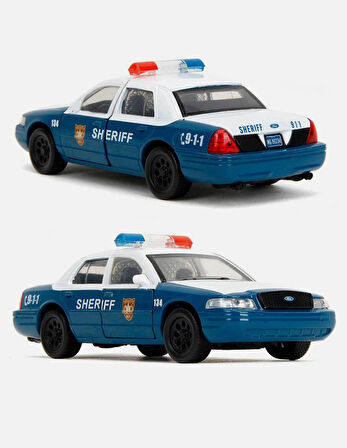 The Walking Dead - Rick Grimes Ford Crown Victoria Şerif Arabası | Jada 1:32 Ölçek