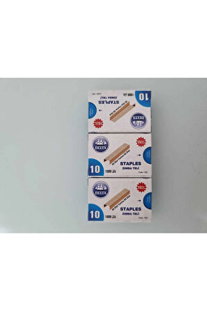 Zımba Teli 1000 Lİ No:10 Sarı (1 Paket)