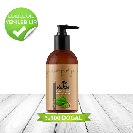 Rekze Massage Oil Warming And Natural Isıtıcılı Ve Kokusuz Vücut Masaj Yağı 120 Ml