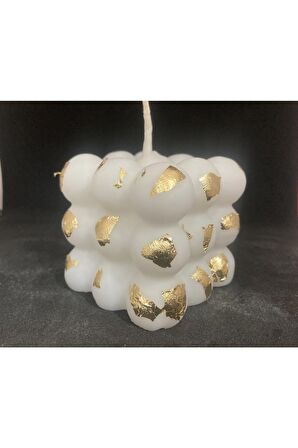 Renkli Kokulu Aromatik Esanslı (kokulu) Tasarım Dekoratif Bubble Mum
