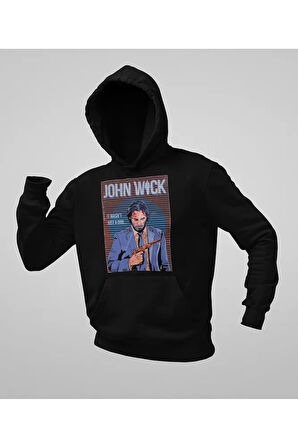 It Wasn't Just A Dog Yazılı Unisex Oversize John Wick Hoodie