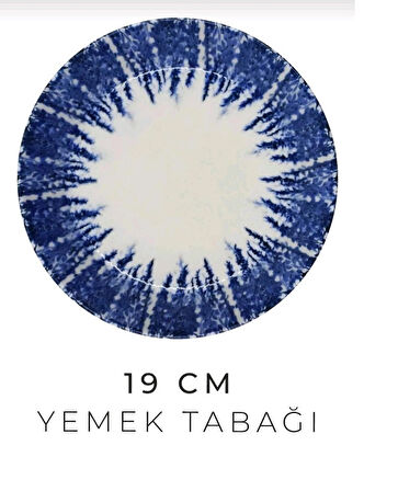 12 Parça 4 Kişilik StarBurst Porselen Yemek Takımı New Bone Yemek Seti